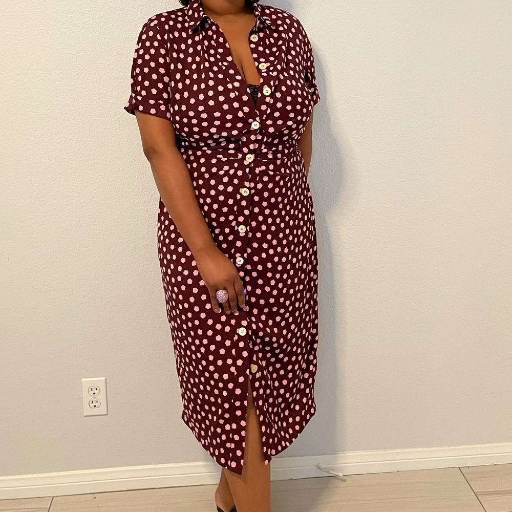 Kate Spade Cloud Dot Shirt Dress - Sz 14